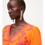 New Without Tags Karen Millen Embroidered Ladder Mini Dress Image 4