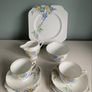 Colclough deco style  pretty and charming china tea for two Image 4