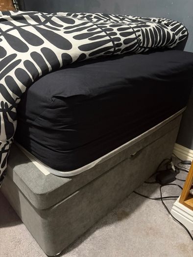 single ottoman bed