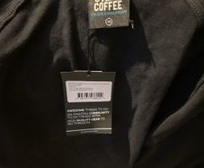 Gym + Coffee men's hoodie size M