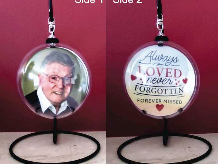 Personalised Photo Sphere with Stand