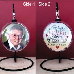 Personalised Photo Sphere with Stand