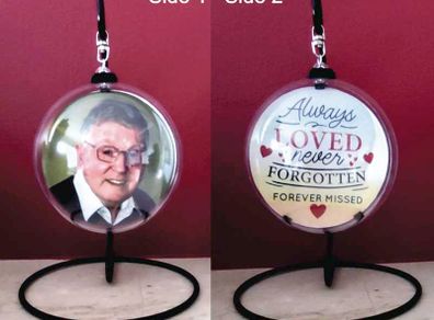 Personalised Photo Sphere with Stand