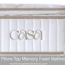 Single Casa Pillow Top Memory Foam Mattresses Image 3