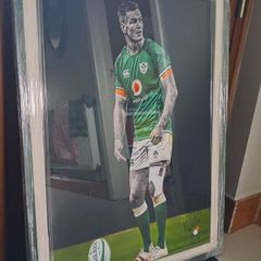 Johnny Sexton Print by Nidge McMorrow
