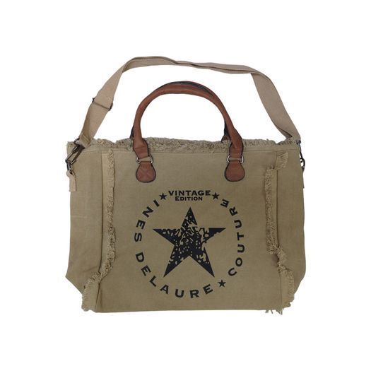 Canvas Tote Bag Khaki - Brand New