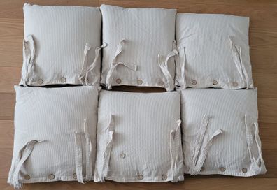 6 chair cushions