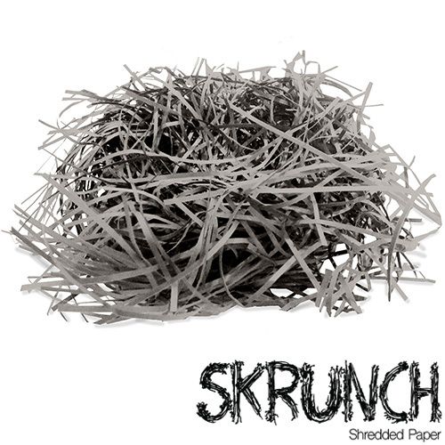 SKRUNCH - Grey Shredded Paper - Straight cut