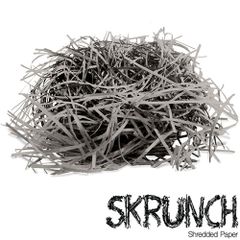 SKRUNCH - Grey Shredded Paper - Straight cut