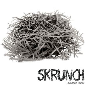 SKRUNCH - Grey Shredded Paper - Straight cut