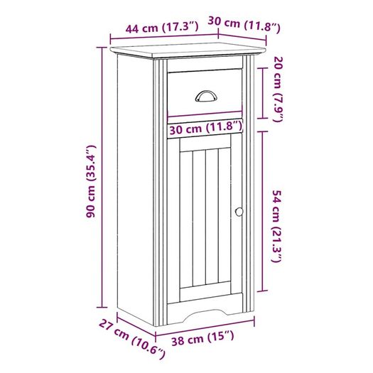 Bathroom Cabinet Grey