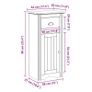 Bathroom Cabinet Grey Image 8