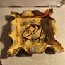 CARCO Painted ceramic Unique piece of pottery could be trickelt dish or ashtray or hinging dish. Image 8