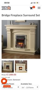 marble fireplace