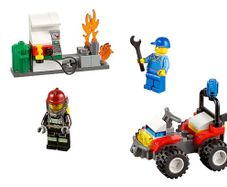 Lego City 60088: Fire Starter Set (2015) 100% Complete (NO BOX)