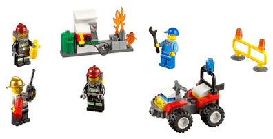 Lego City 60088: Fire Starter Set (2015) 100% Complete (NO BOX)