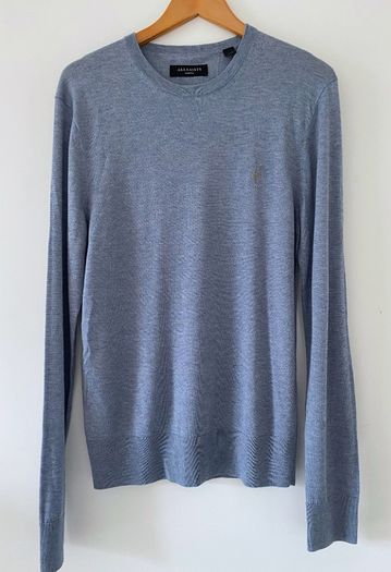 AllSaints Merino Wool Crew Neck Jumper