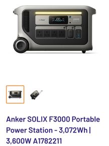 Anker Solix f3000 Battery power station