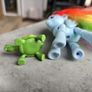 Articulated Joints Rainbow Dash with Pet Turtle Tortoise MLP G4 My Little Pony Image 9