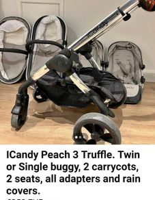 ICandy Peach 3 Truffle Twin/Double Buggy