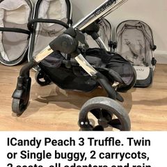 ICandy Peach 3 Truffle Twin/Double Buggy