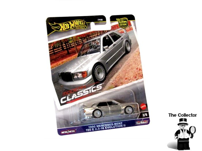 Hot Wheels Premium Car Culture 2024 Modern Classics 1990 Mercedes-Benz 190E EVO II Brand New Sealed