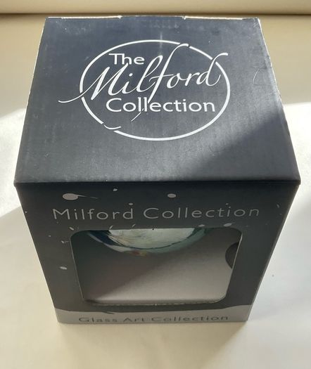 RRP 20stg The Milford Collection mouth blown glass tea light globe FRIENDSHIP