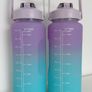 Large 2ltr Water Bottle With a Straw Image 3
