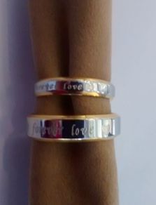 Forever Love Couples Promise Rings