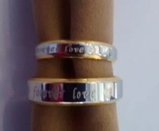 Forever Love Couples Promise Rings