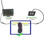 RCA Car reversing camera video cable 6m Image 2