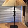 Tall Black Metal Table Lamp Image 2