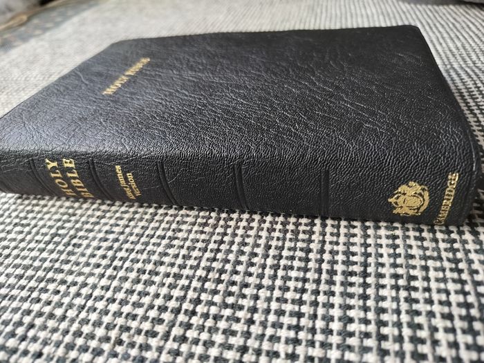 KJV Holy Bible Goatskin Cambridge Concord Black Letter Text on3n3ss