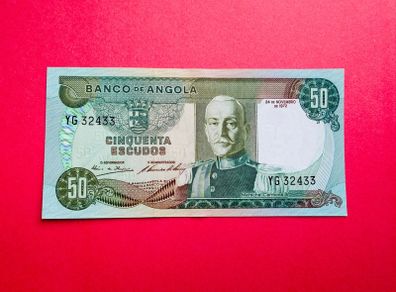 Angola   50. Escudos  1972  PICK 100. . ( uncirculated )