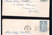 1954 Ireland Marian Year Commemorative Stamps Addressed First Day Cover (FDC) with Dublin Cancel