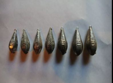 Fishing weights 10pcs