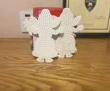 Hama Beads with two fairy shaped boards