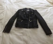 Faux leather jacket