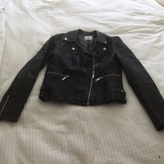 Faux leather jacket