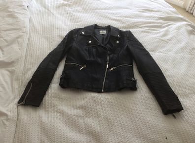 Faux leather jacket