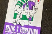Rare 1970 Celtic v Fiorentina European Cup Quarter Final Programme 1st Leg Celtic Park