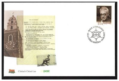 2003 Ireland Birth Century of 50c Frank O'Connor (Writer) Commemorative Stamp An Post First Day Cover (FDC)