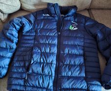 Virgjnia College School O'Neill's puffer jacket xs age 10/11