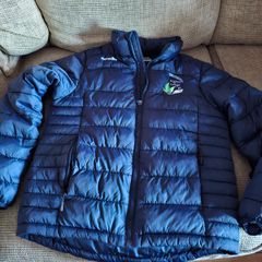 Virgjnia College School O'Neill's puffer jacket xs age 10/11