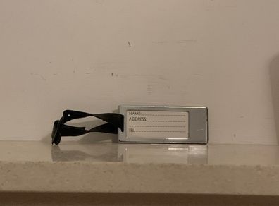 Suitcase name badge