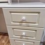 White Dressing Table with 6 Drawers Image 5