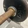 7.5KG Solid Metal Plate Dumbbells Pair Image 3