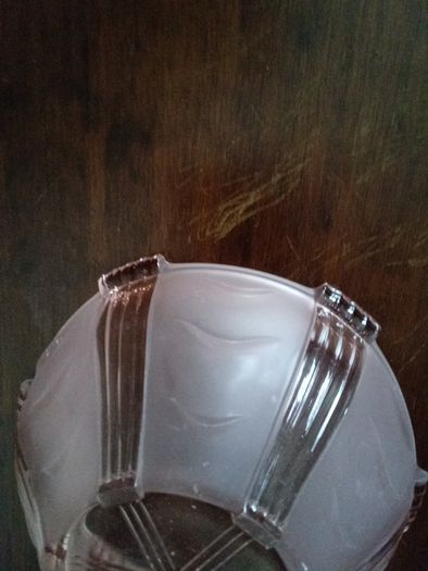 Decco pink glass bowl