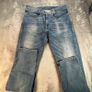 Vintage Levis Sewn with Strongest Thread Mens Jeans Size: W32 L31 Rare Unusual Image 2