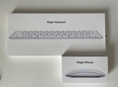Apple Magic Mouse and Keyboard